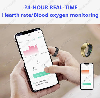 2025 Smart Ring Blood Pressure Heart Rate Sleep Monitoring Smartring