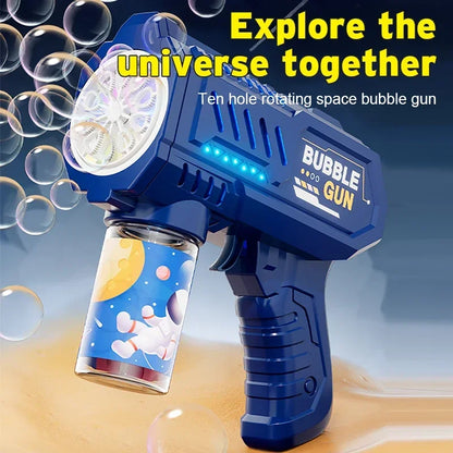 Fully Automatic Bubble Gun Rocket Bubbles Machine Automatic Blower