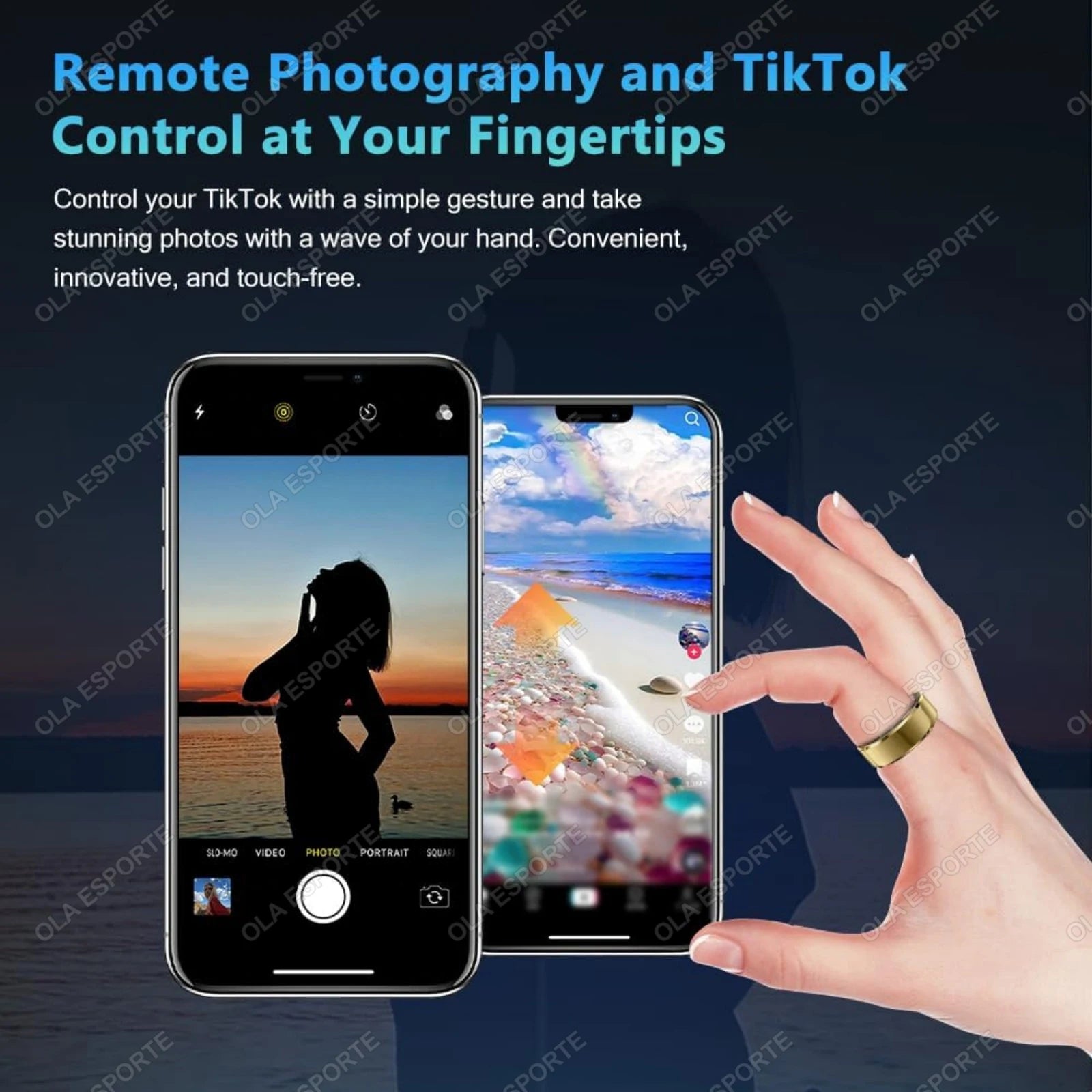 2025 Smart Ring Blood Pressure Heart Rate Sleep Monitoring Smartring