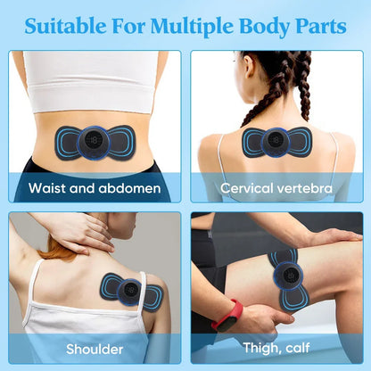 Electric Neck Massager EMS Muscle Massage Stimulator Low Frequency