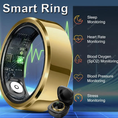 2025 Smart Ring Blood Pressure Heart Rate Sleep Monitoring Smartring