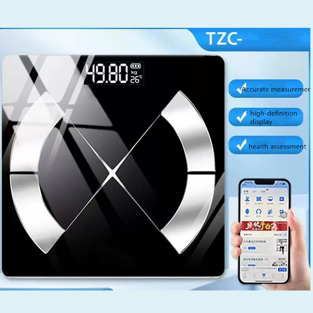 Bluetooth Fat Scale Accurate Smart Digital Bathroom Weight Wireless