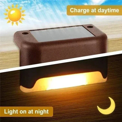 1/4/8/12/pcs Solar LED Lights Outdoor Garden Light Deck Lamp Solar
