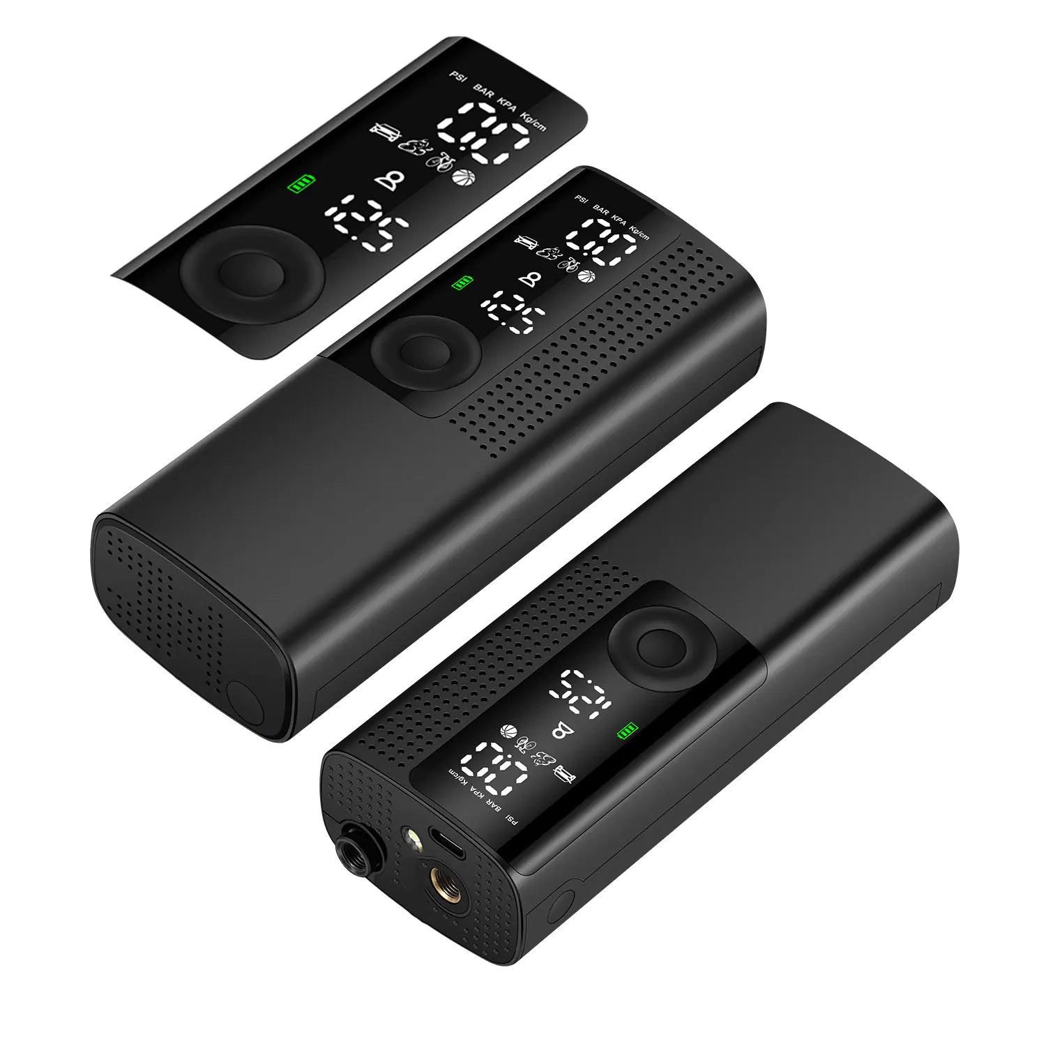 Portable Smart Car Tire Inflator with Digital Display