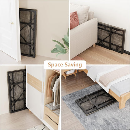 Folding Desk Compact No Assembly For Small Home Office