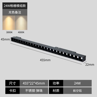 Smart Integrated Magnetic Track Light for Home Use