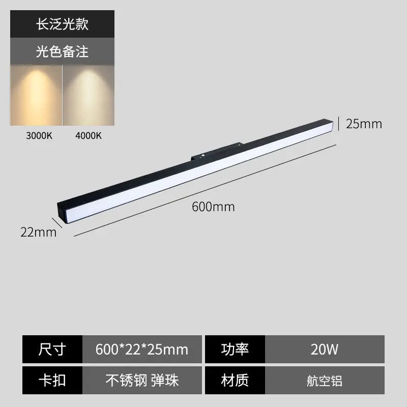 Smart Integrated Magnetic Track Light for Home Use